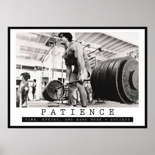 Poster Motivation de l'entraînement (Devant)