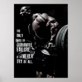 Poster Motivation de l'entraînement (Devant)