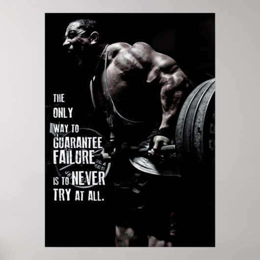Poster Motivation de l'entraînement (Devant)