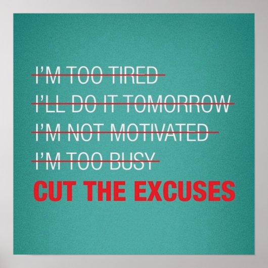 Poster Motivation de l'entraînement (Devant)