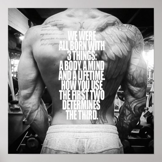 Poster Motivation de l'entraînement (Devant)