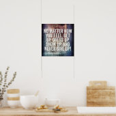 Poster Motivation de l'entraînement (Cuisine)