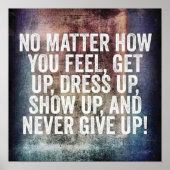 Poster Motivation de l'entraînement (Devant)