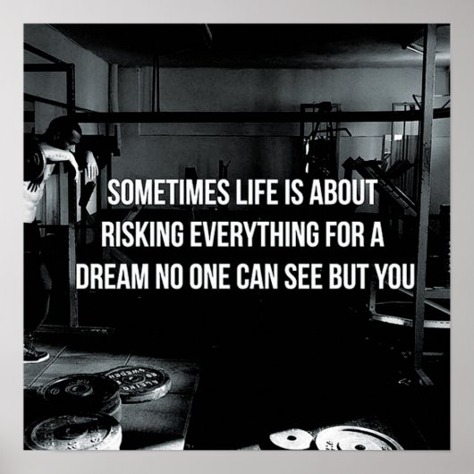 Poster Motivation de l'entraînement (Devant)