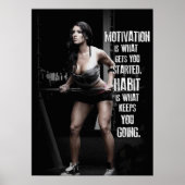 Poster Motivation de l'entraînement (Devant)