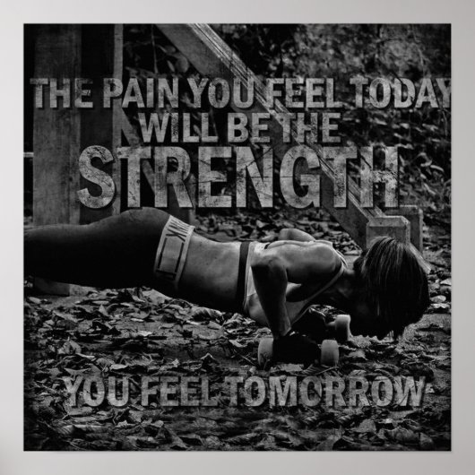 Poster Motivation de l'entraînement (Devant)