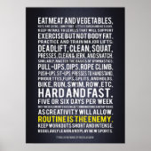 Poster Motivation de l'entraînement (Devant)
