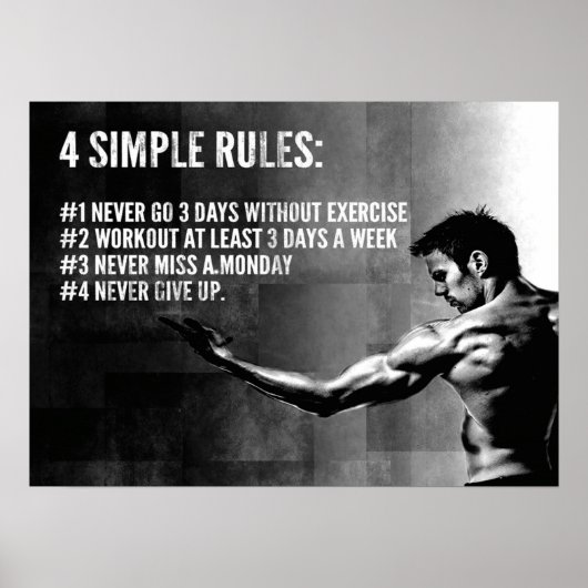 Poster Motivation de l'entraînement (Devant)