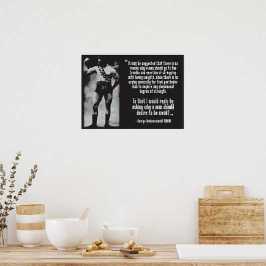 Poster Motivation de l'entraînement (Cuisine)