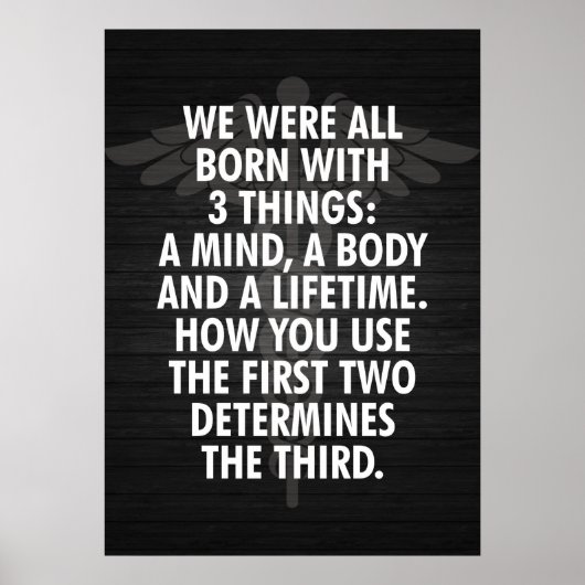 Poster Motivation de l'entraînement (Devant)