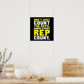 Poster Motivation de l'entraînement (Cuisine)