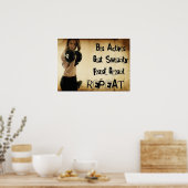 Poster Motivation de l'entraînement (Cuisine)