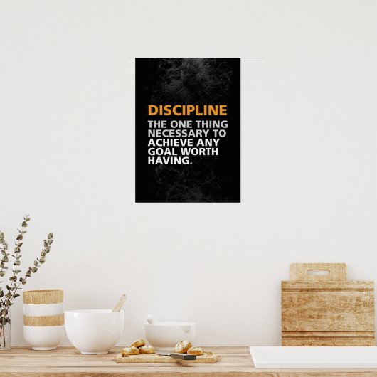 Poster Motivation de l'entraînement (Cuisine)
