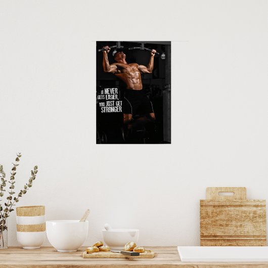 Poster Motivation de l'entraînement (Cuisine)