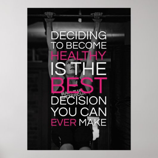 Poster Motivation de l'entraînement (Devant)