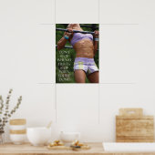 Poster Motivation de l'entraînement (Cuisine)