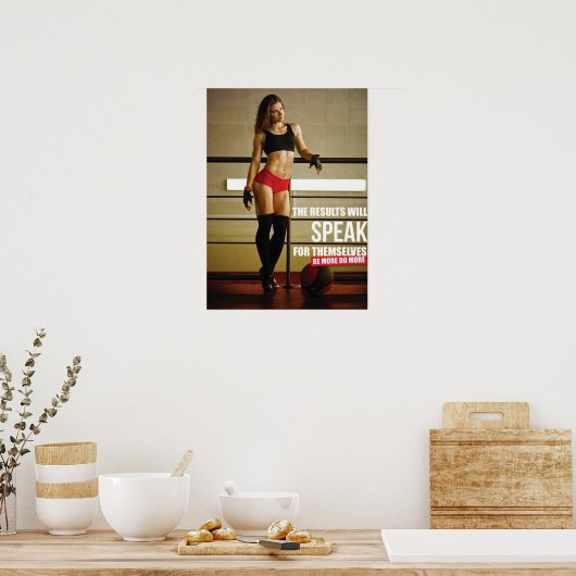 Poster Motivation de l'entraînement (Cuisine)