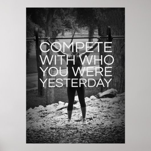 Poster Motivation de l'entraînement (Devant)