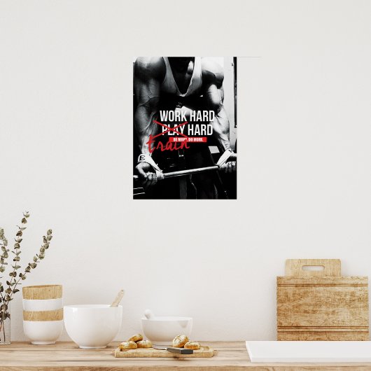 Poster Motivation de l'entraînement (Cuisine)