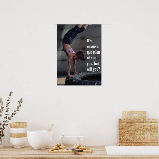 Poster Motivation de l'entraînement (Cuisine)