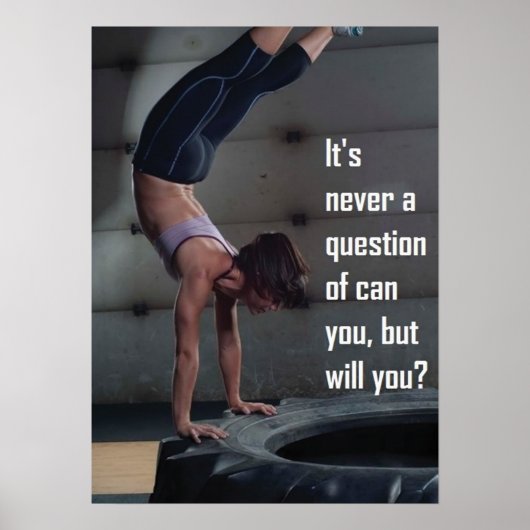 Poster Motivation de l'entraînement (Devant)