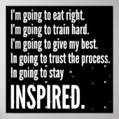 Poster Motivation de l'entraînement (Devant)