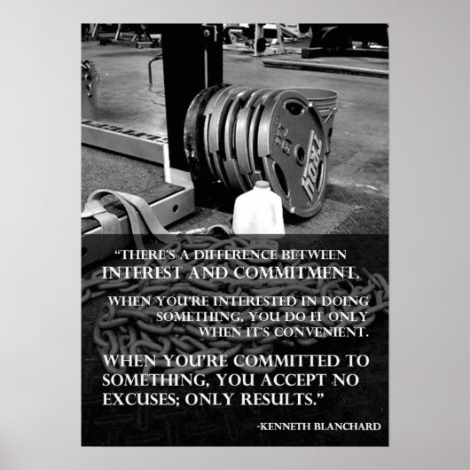 Poster Motivation de l'entraînement (Devant)