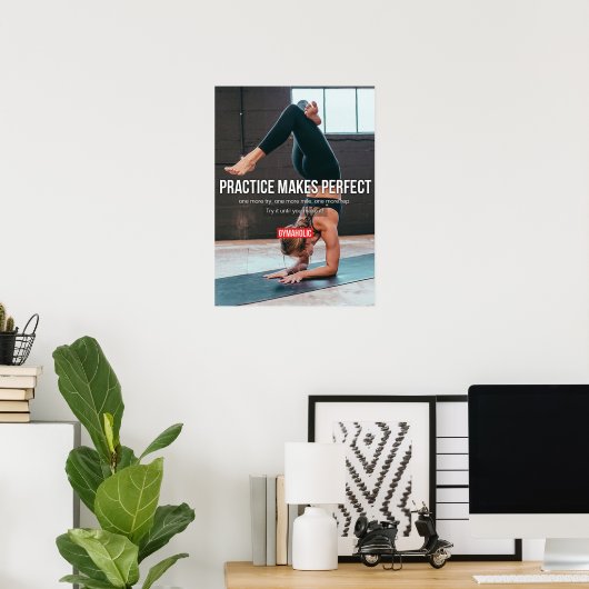 Poster Motivation de l'entraînement (Bureau à domicile)