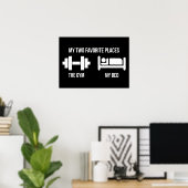 Poster Motivation de l'entraînement (Bureau à domicile)