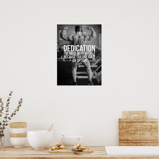 Poster Motivation de l'entraînement (Cuisine)