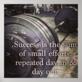 Poster Motivation de l'entraînement (Devant)