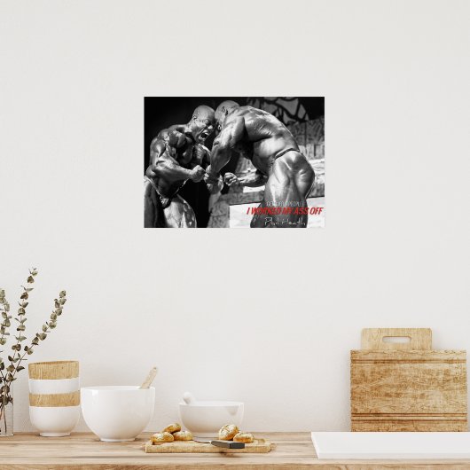 Poster Motivation de l'entraînement (Cuisine)