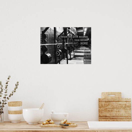 Poster Motivation de l'entraînement (Cuisine)