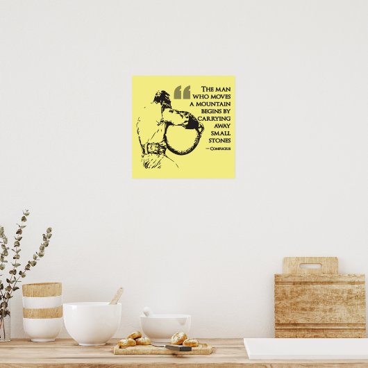 Poster Motivation de l'entraînement (Cuisine)