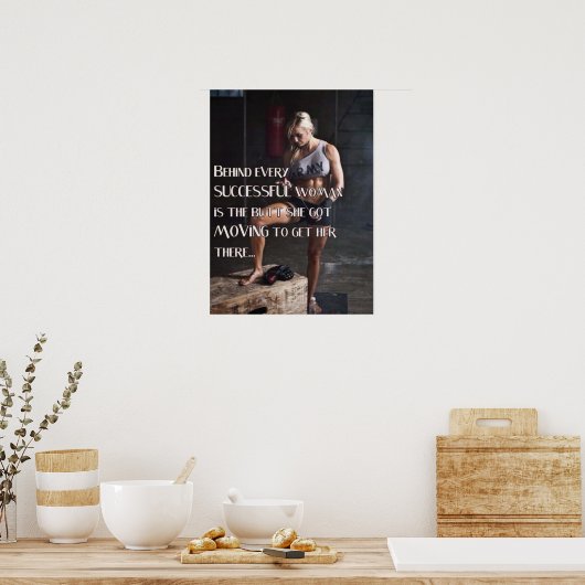 Poster Motivation de l'entraînement (Cuisine)