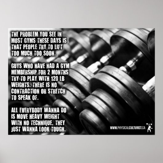 Poster Motivation de l'entraînement (Devant)