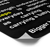 Poster Motivation de l'entraînement (Coin)