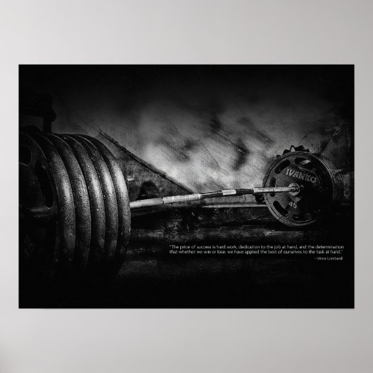 Poster Motivation de l'entraînement (Devant)