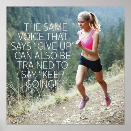 Poster Motivation de l'entraînement (Devant)