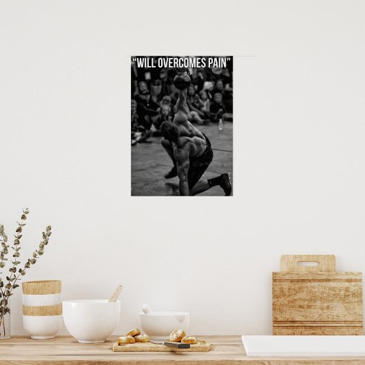 Poster Motivation de l'entraînement (Cuisine)