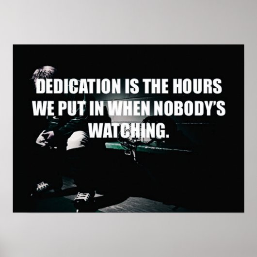 Poster Motivation de l'entraînement (Devant)