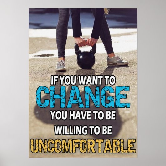 Poster Motivation de l'entraînement (Devant)