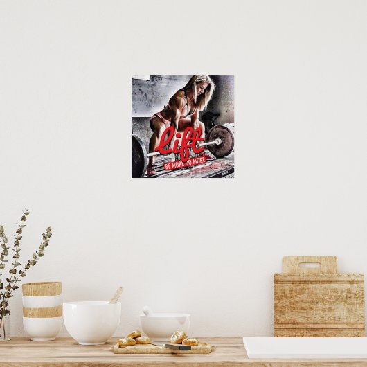 Poster Motivation de l'entraînement (Cuisine)