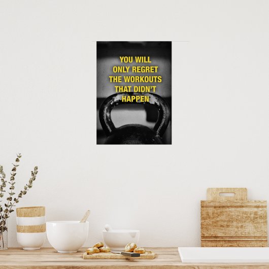 Poster Motivation de l'entraînement (Cuisine)