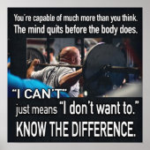 Poster Motivation de l'entraînement (Devant)