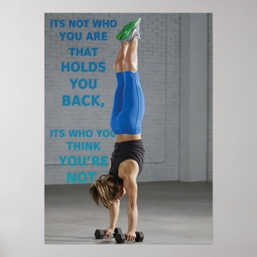 Poster Motivation de l'entraînement (Devant)