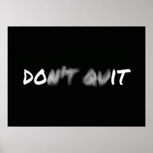 Poster Motivation de l'entraînement (Devant)