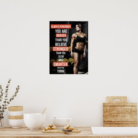 Poster Motivation de l'entraînement (Cuisine)