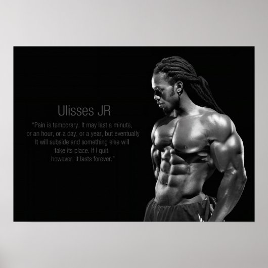 Poster Motivation de l'entraînement (Devant)