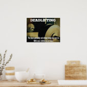 Poster Motivation de l'entraînement (Cuisine)